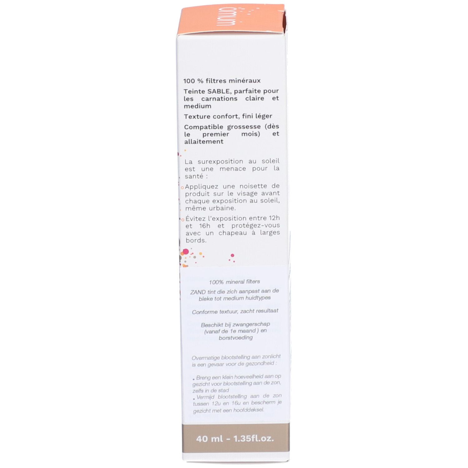 omum ma Protection Joli Teint visage SPF 50