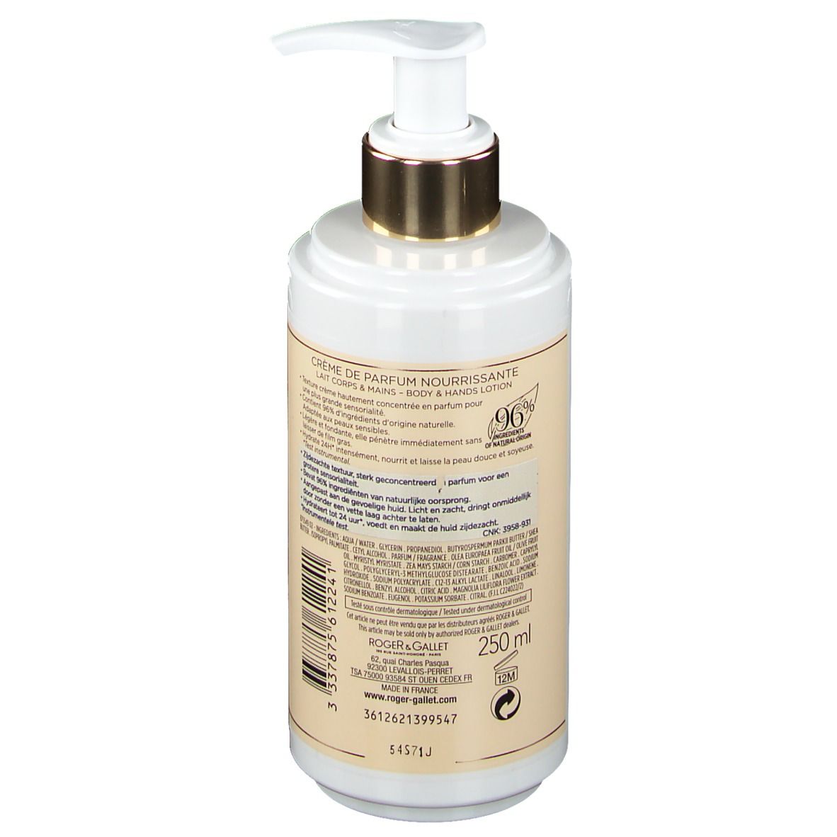Roger & Gallet Magnolia Folie Pflegende Creme des Parfüms
