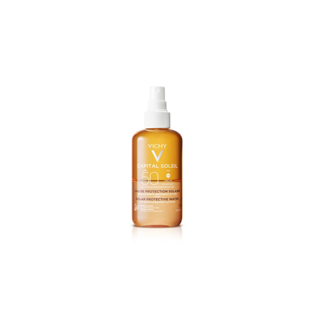 Capital Soleil Eau de protection solaire hâle sublimé SPF50