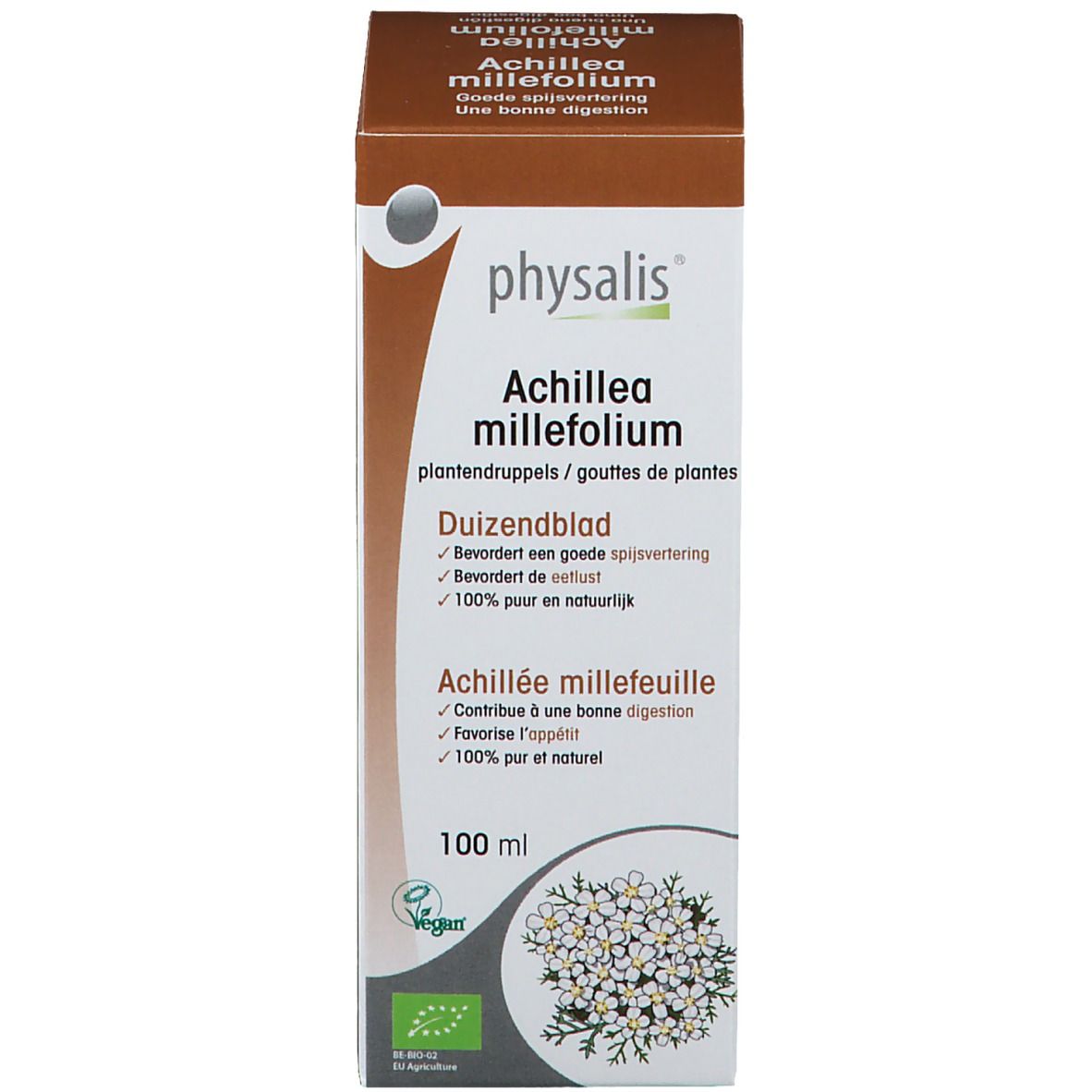 physalis® Achillea millefolium Gouttes de plantes Bio