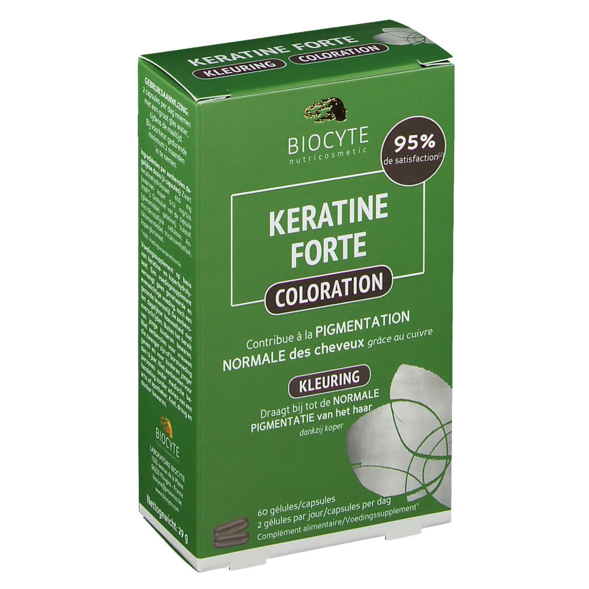 BIOCYTE KERATINE FORTE FÄRBUNG