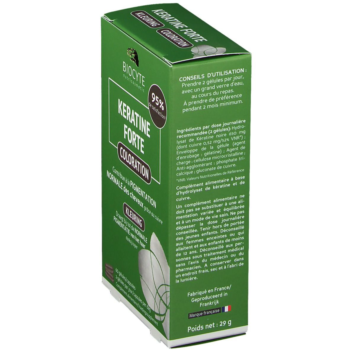 BIOCYTE KERATINE FORTE FÄRBUNG