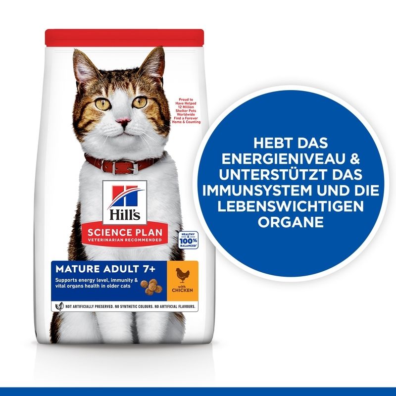 Hill's™ Science Plan™ Chat Adult Mature 7+ Poulet