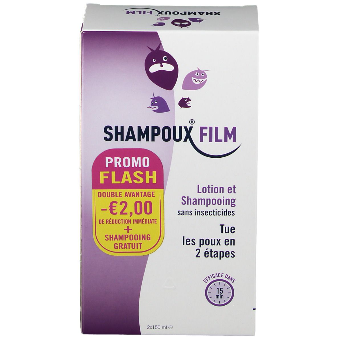 Shampoux ® Film Shampoo + Lotion