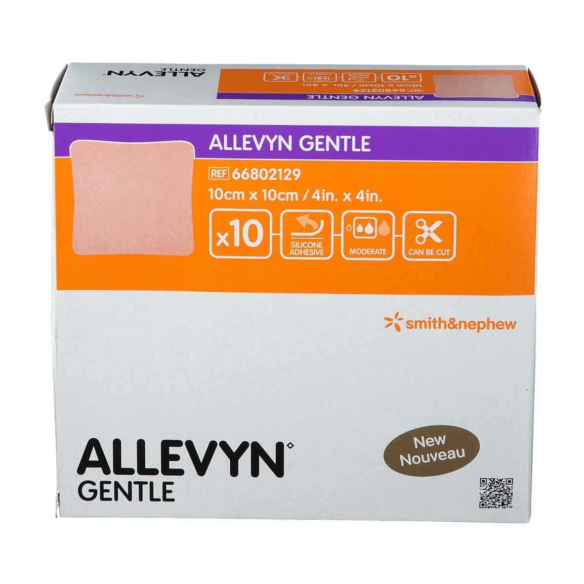 ALLEVYN® Gentle 10 x 10 cm