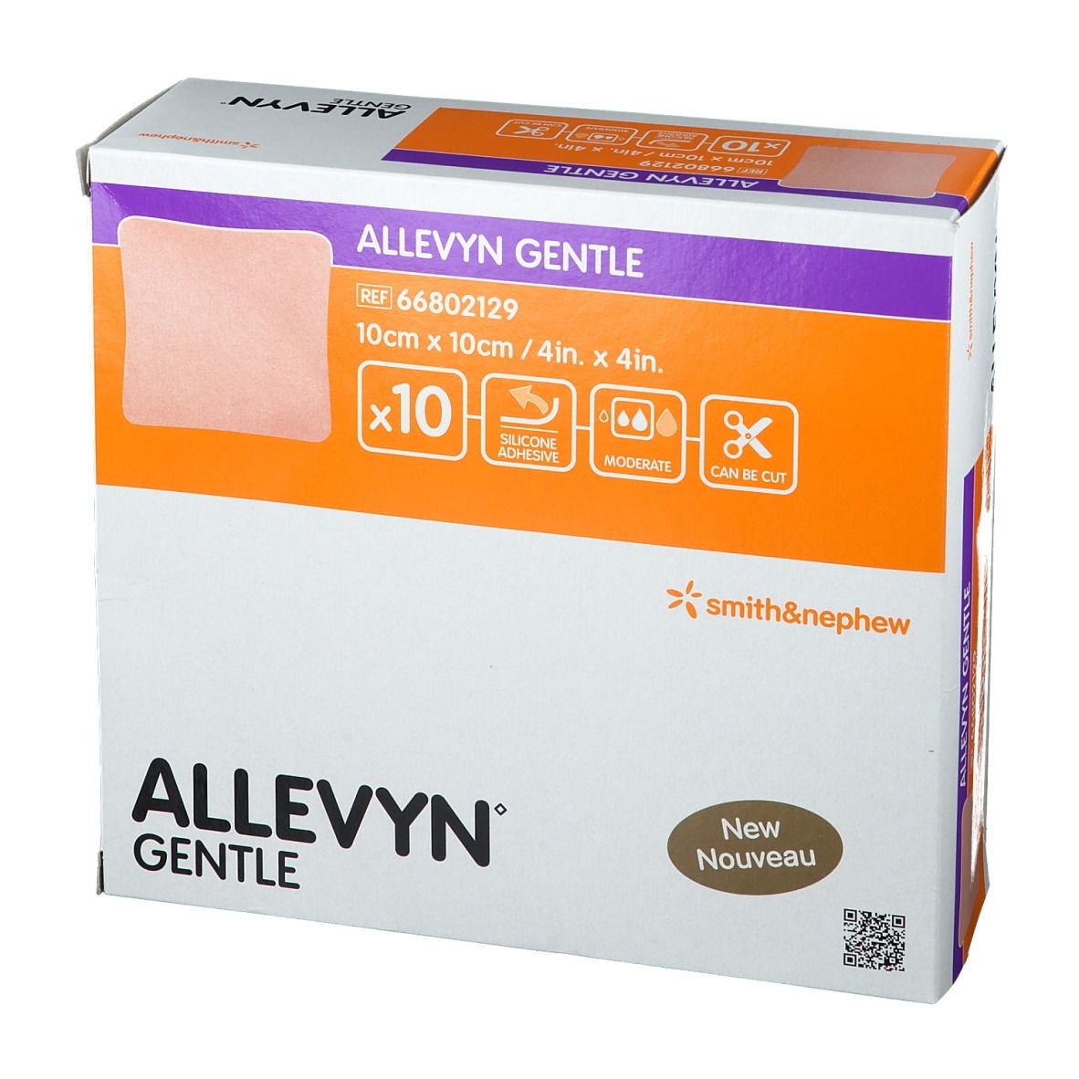 ALLEVYN® Gentle 10 x 10 cm