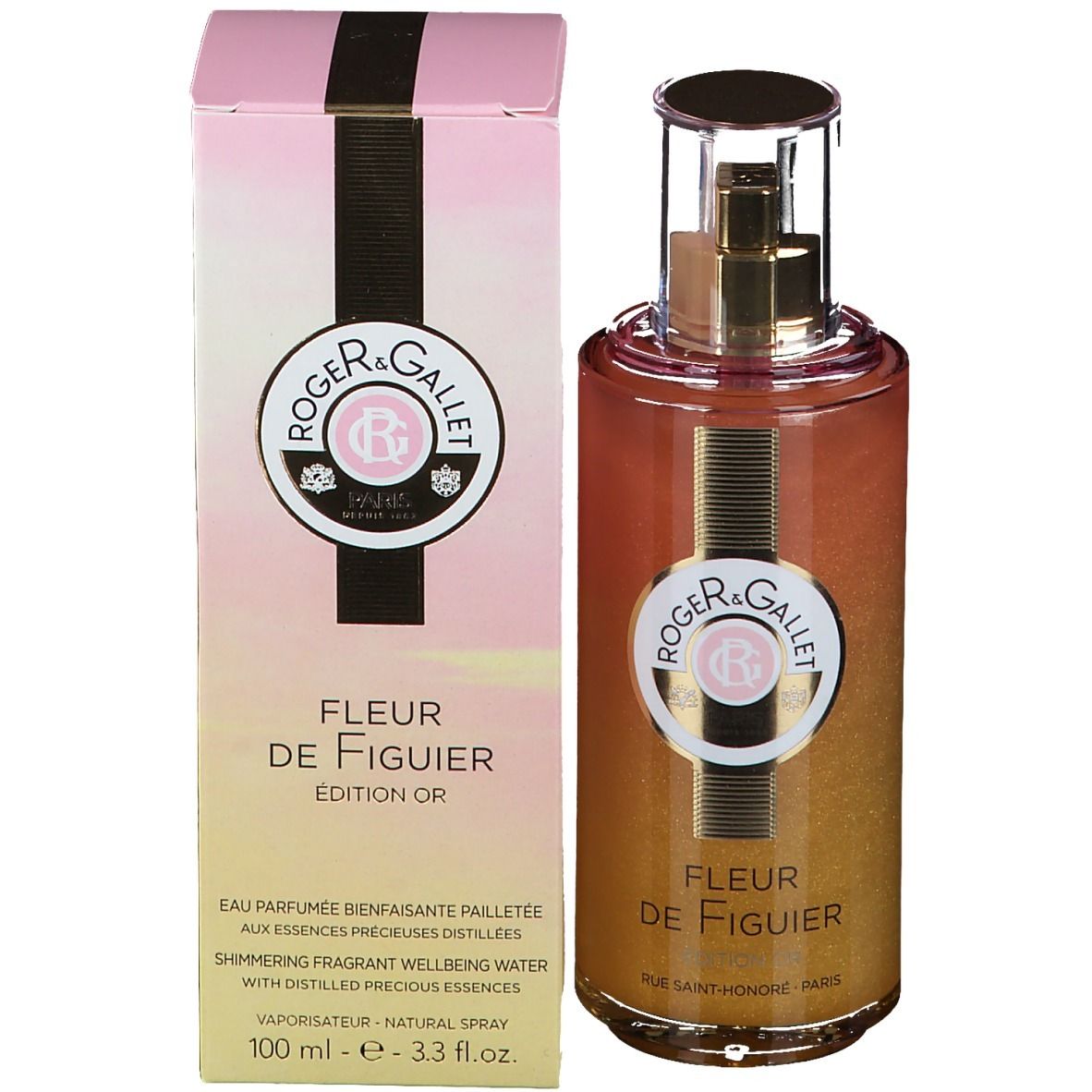 Roger & Gallet Fleur de Figuier Eau fraiche parfumée Edition Or Limitée