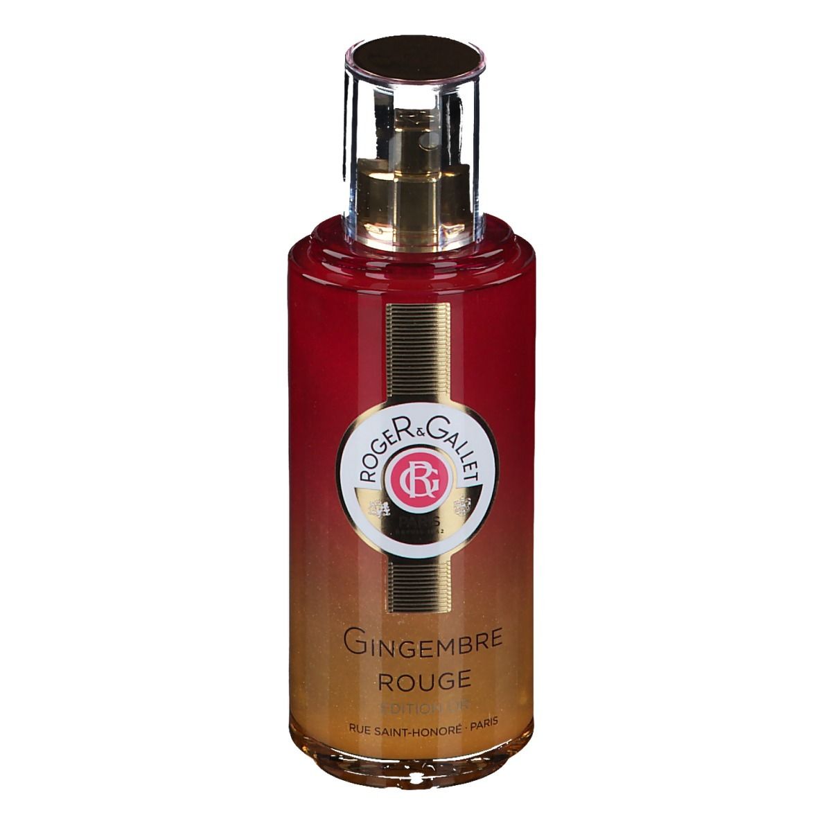 ROGER & GALLET Gingembre Rouge Eau fraiche parfumée Edition Or Limitée