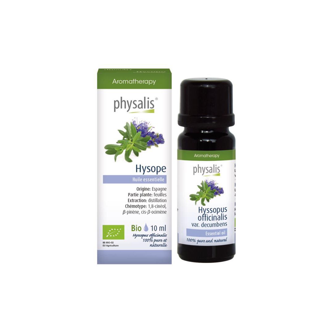Physalis Hyssopus officinalis Huile essentielle Bio
