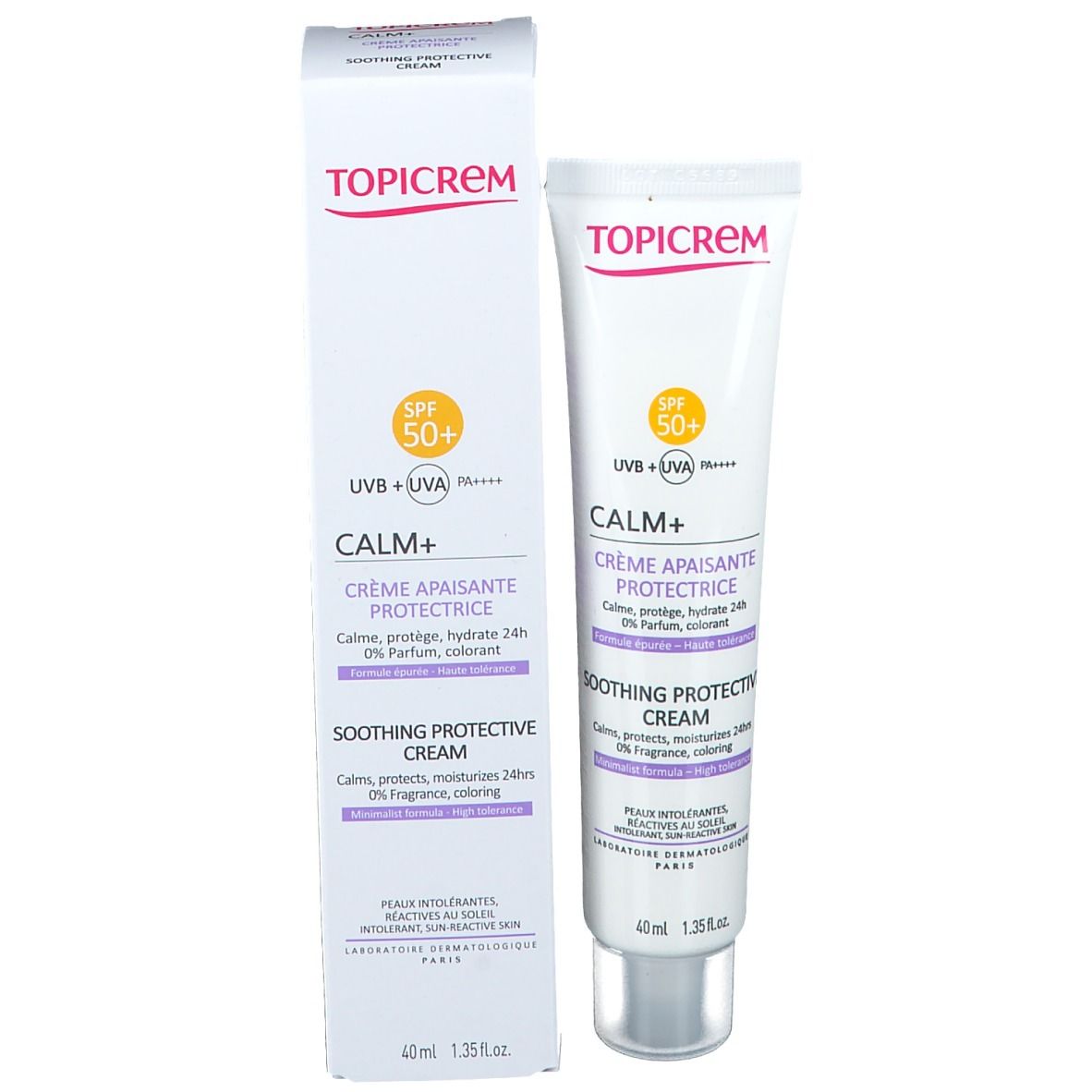 TOPICREM CALM+ Crème Apaisante Protectrice SPF50+