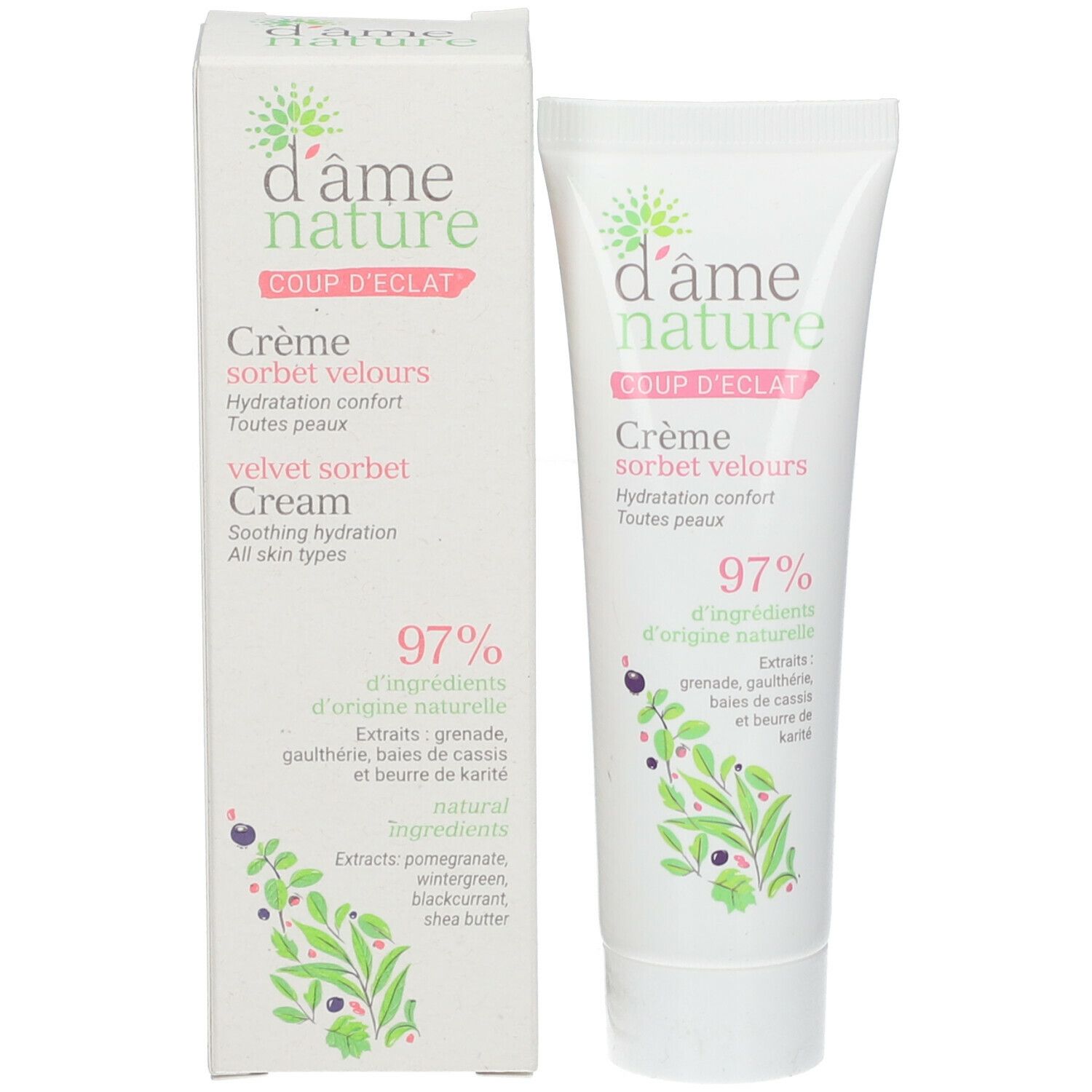 d'âme nature CRÈME SORBET VELOURS