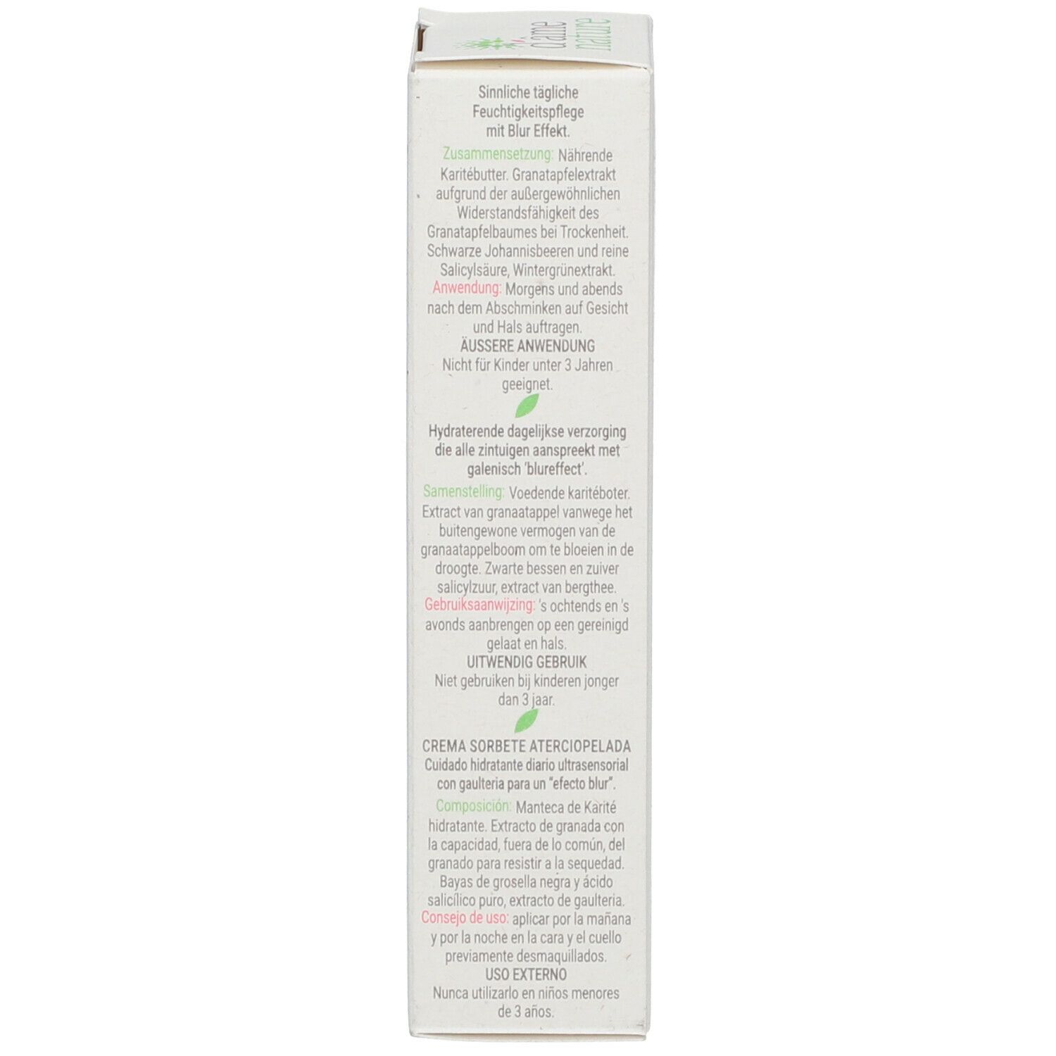 d'âme nature CRÈME SORBET VELOURS
