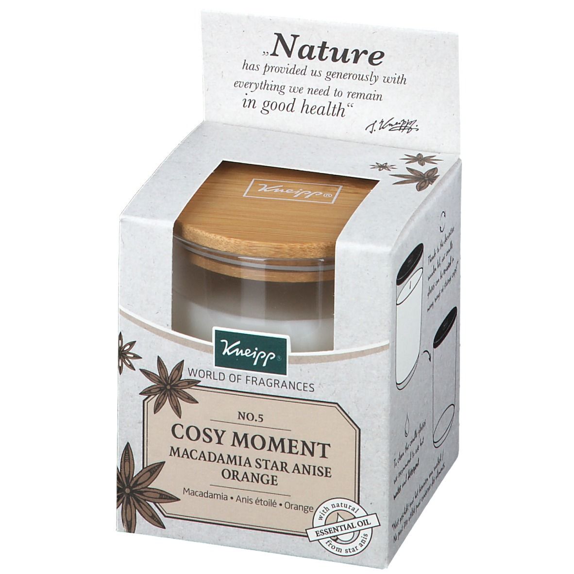 Kneipp® Duftkerze Cosy Moment Macadamia - Sternanis