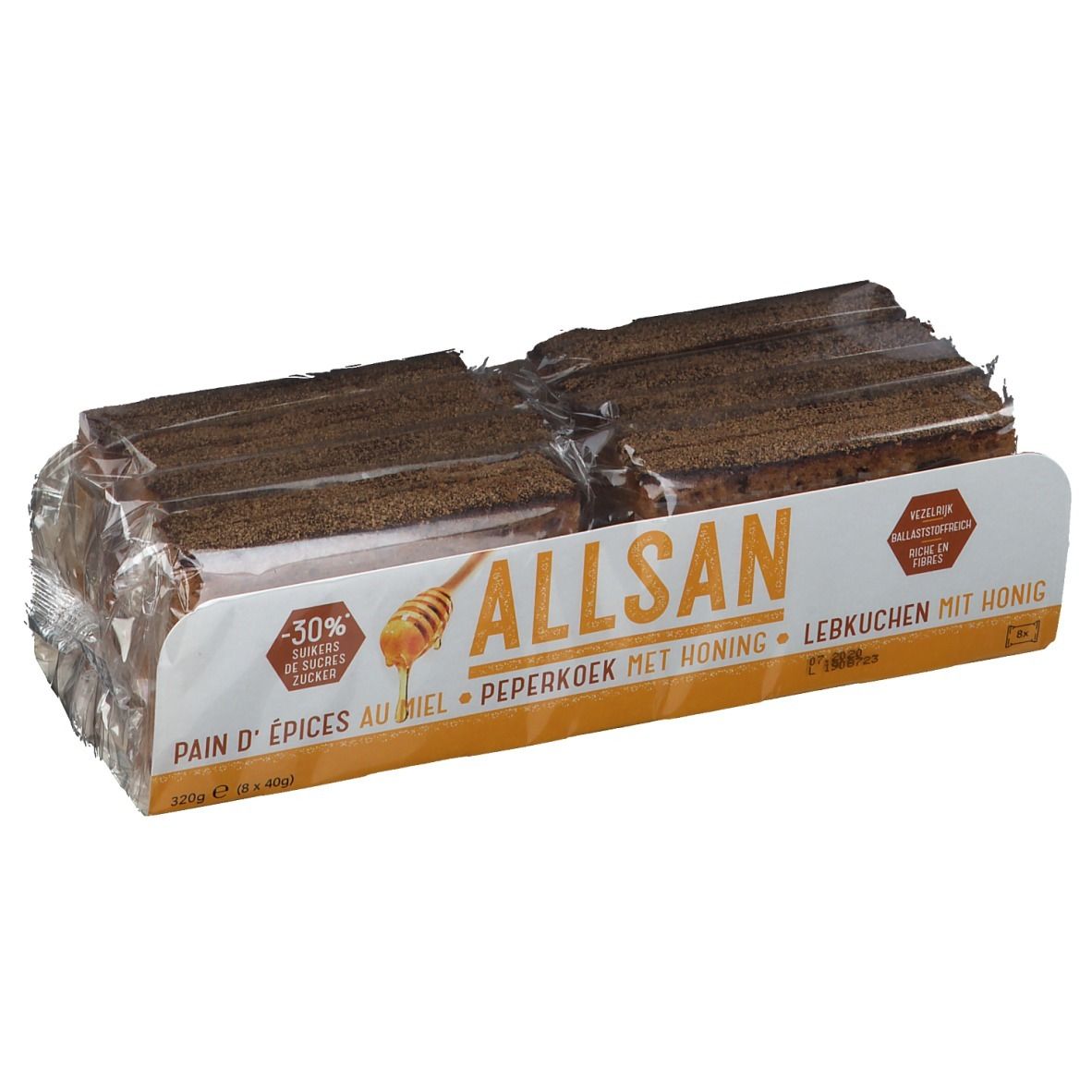 ALLSAN Pain d'épice au Miel