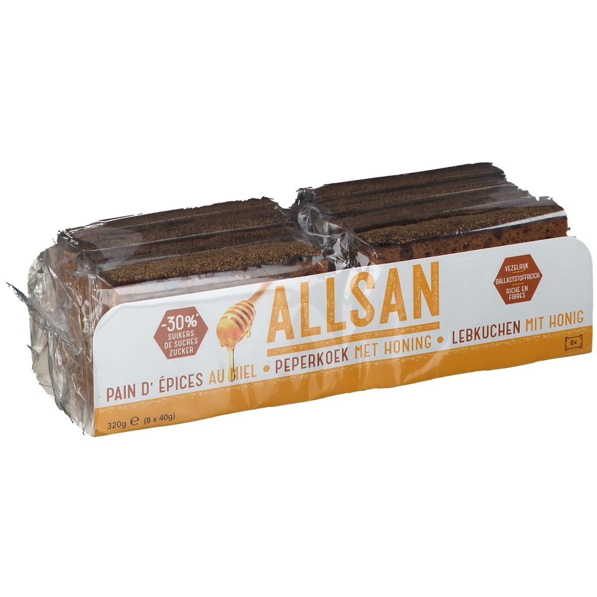 ALLSAN Pain d'épice au Miel