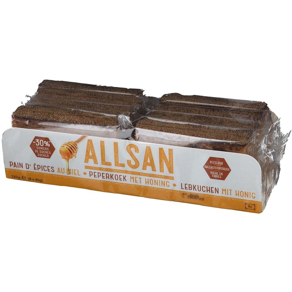 ALLSAN Pain d'épice au Miel