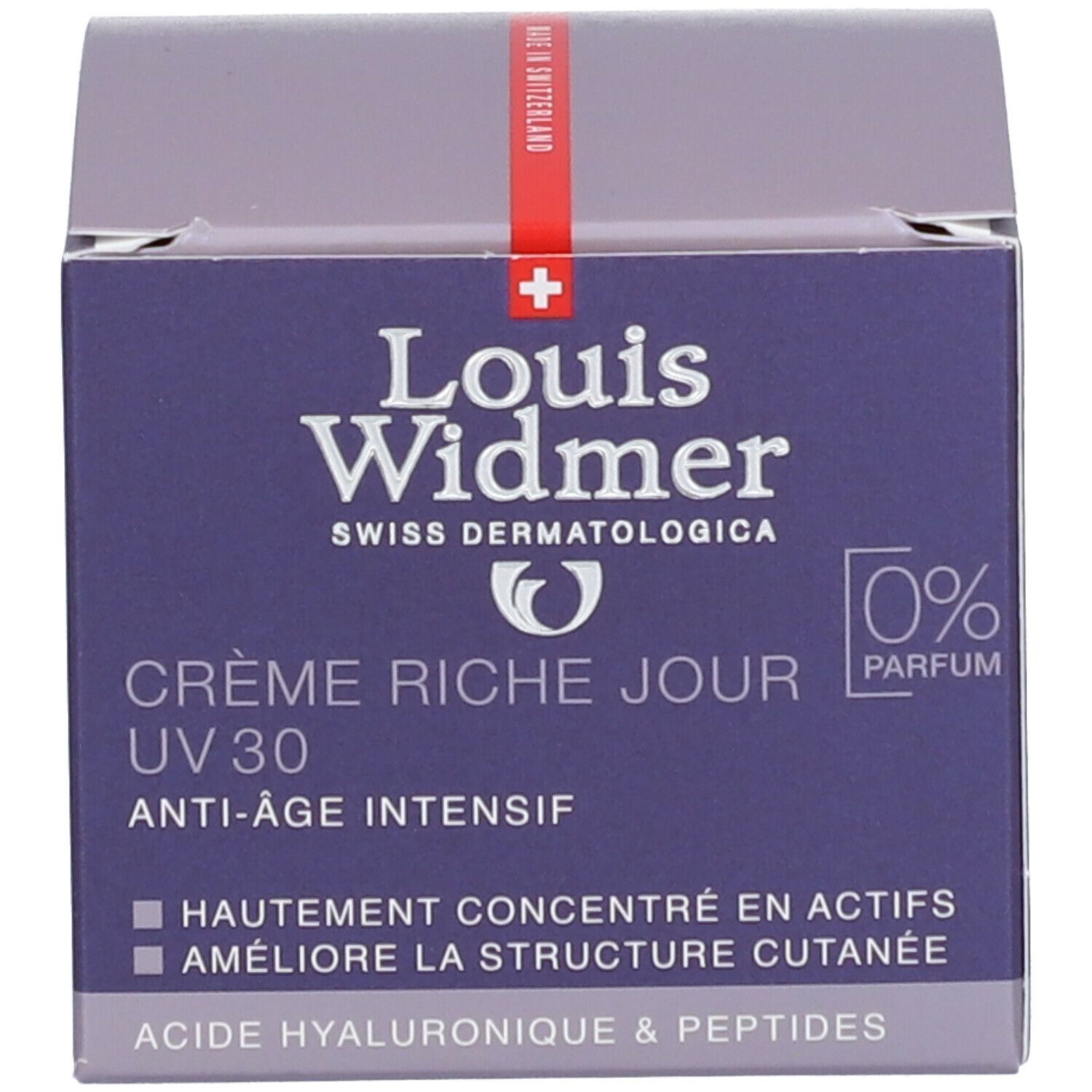 Louis Widmer Crème Riche Jour UV30 Sans Parfum