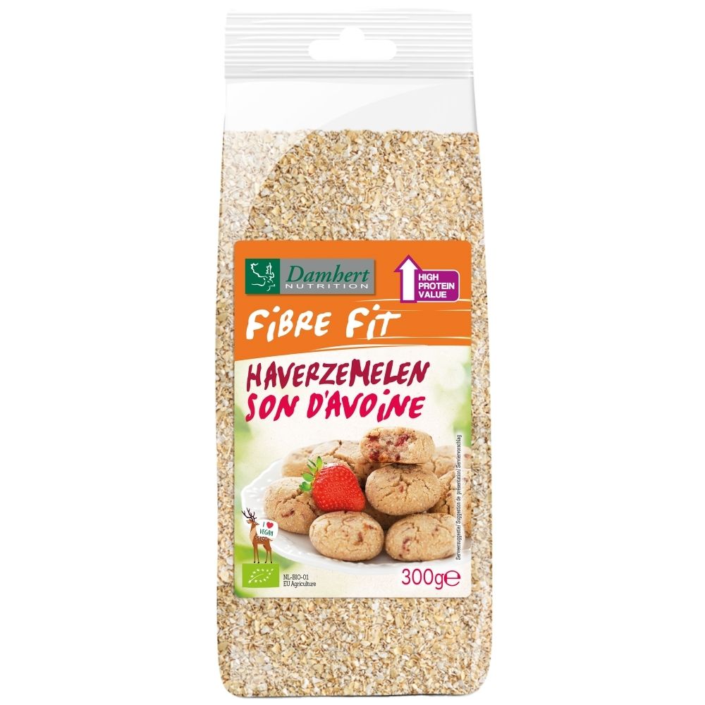 Dambertnutrition Fibre Fit Haferkleie, 300g.