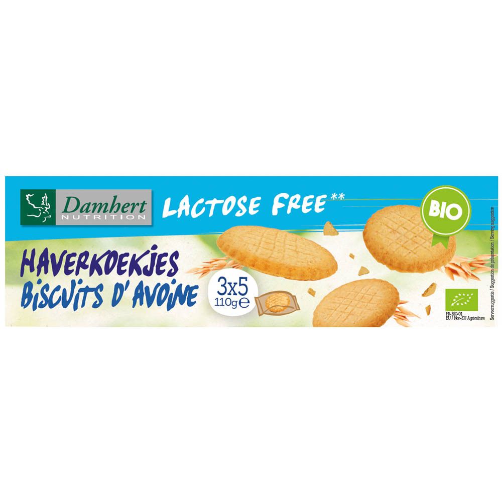 Damhert Haferkekse BIO Laktosefrei