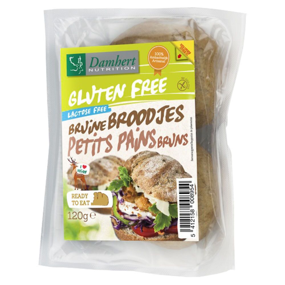 Damhert Glutenfrei Petits pains bruns Laktosefrei