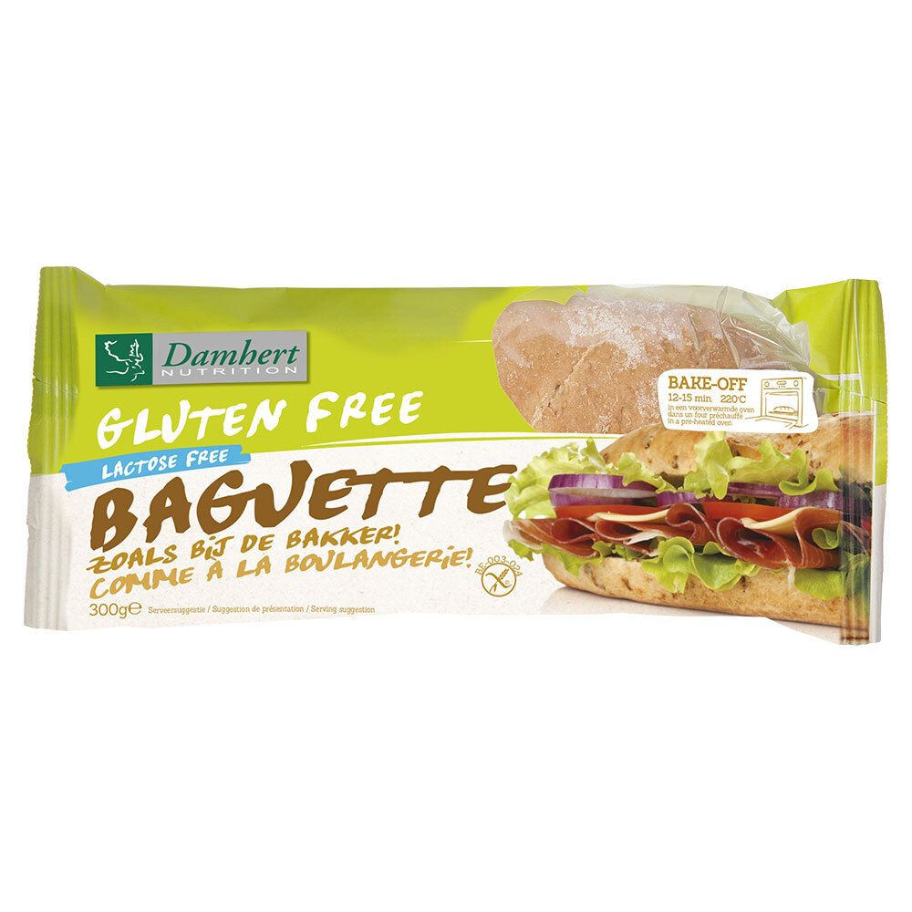 Damhert Baguette Gluten- und Laktosefrei