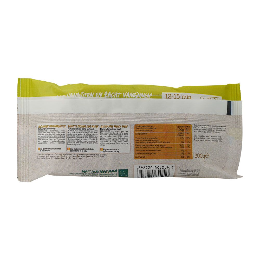 Damhert Baguette Gluten- und Laktosefrei