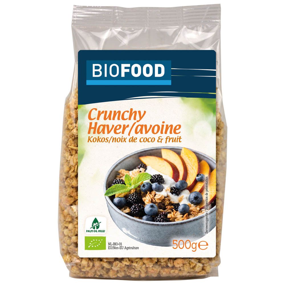 BIOFOOD Crunchy Hafer Kokos & Frucht