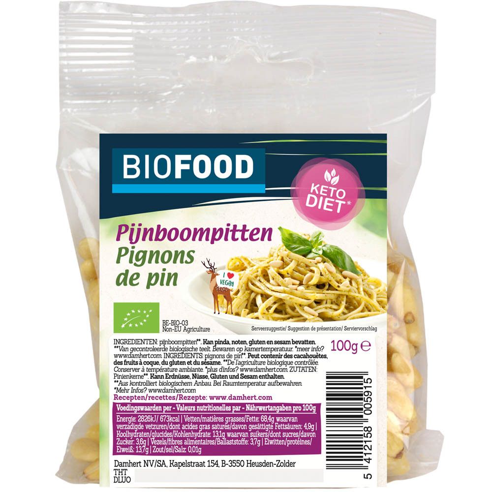 Biofood Pignons de pin BIO