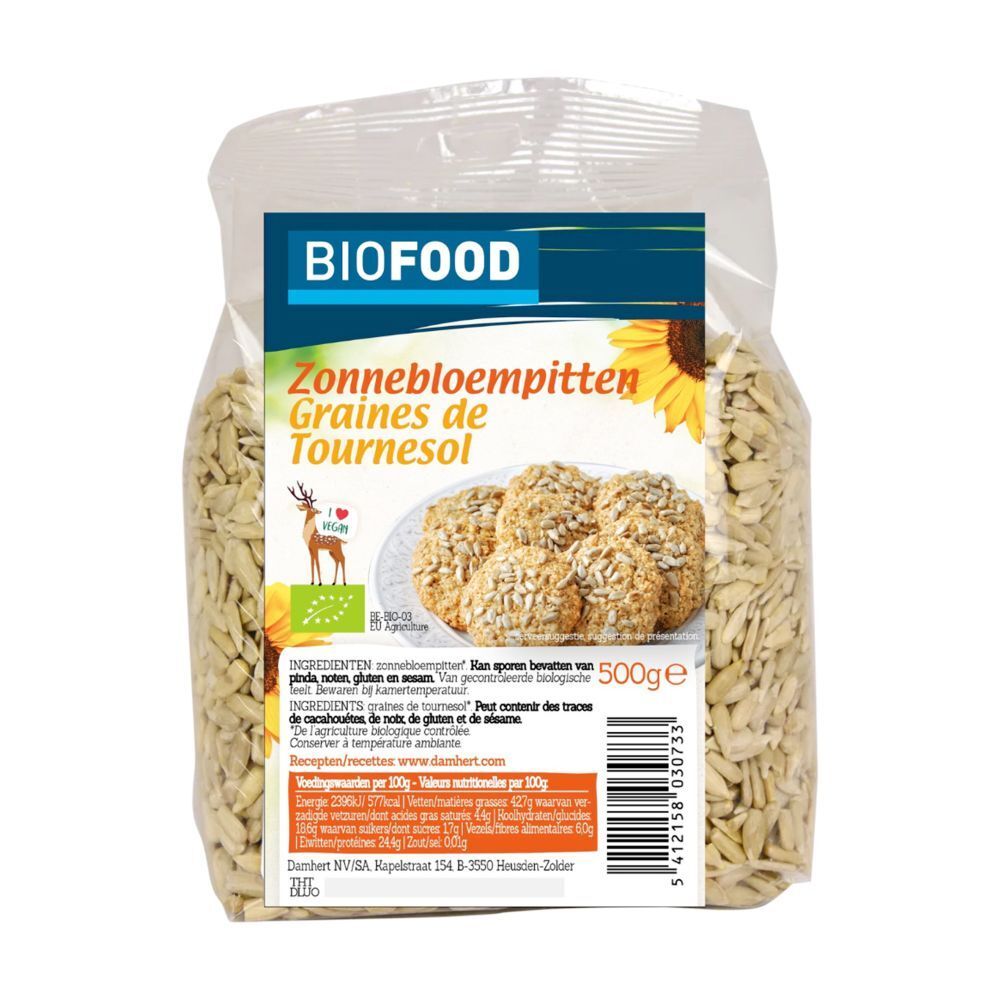 BIOFOOD Graines de tournesol Bio