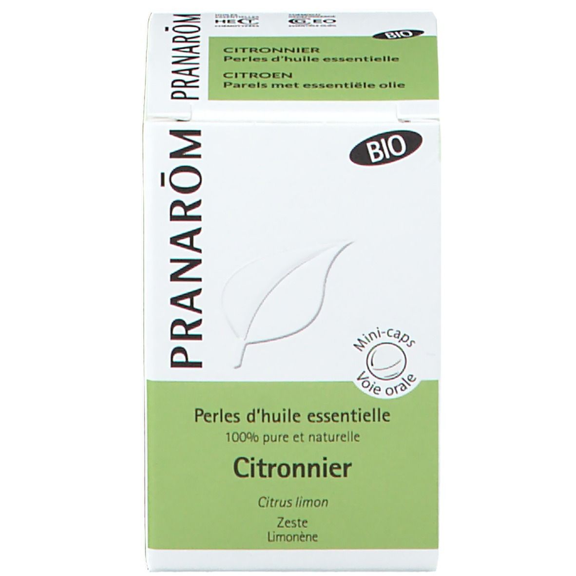 Pranarôm Perlen aus ätherischem Öl Zitrone Bio