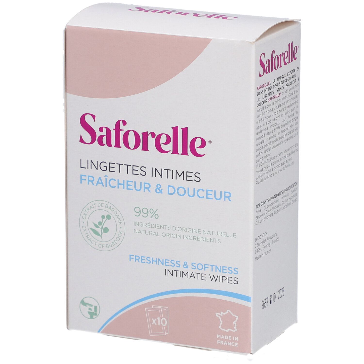 Saforelle® Intimpflegetücher Frische & Weichheit