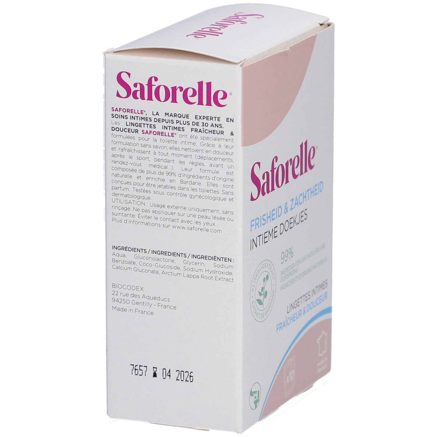 Saforelle® Intimpflegetücher Frische & Weichheit