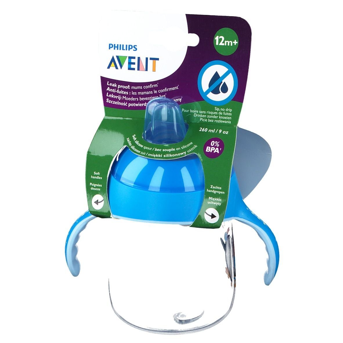 Philips Avent Sip No Drip Trinkbecher 260 ml