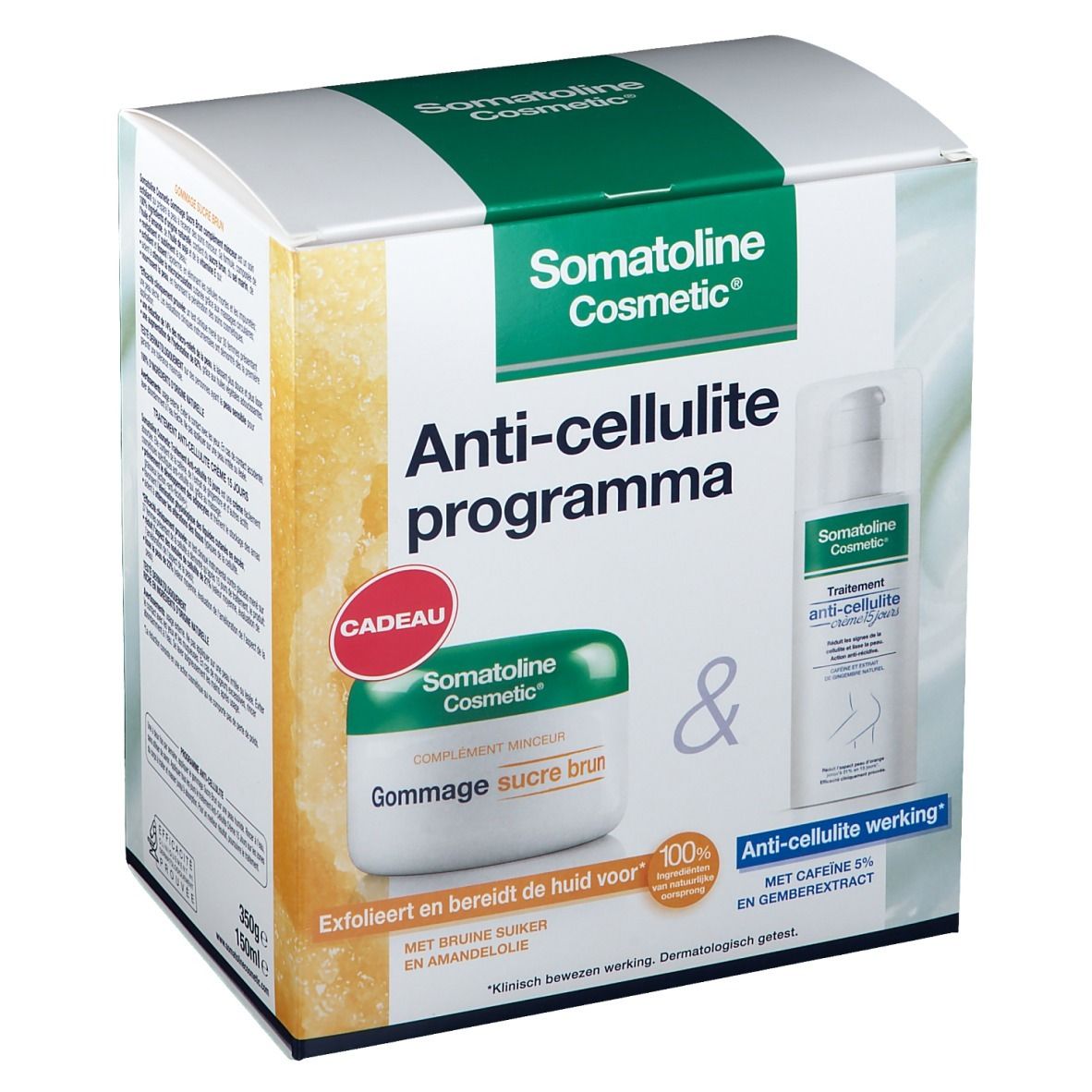 Somatoline Cosmetic® Programme Anti-Cellulite Crème 15 jours + Gommage sucre brun