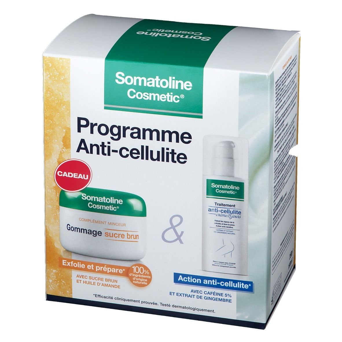 Somatoline Cosmetic® Programme Anti-Cellulite Crème 15 jours + Gommage sucre brun