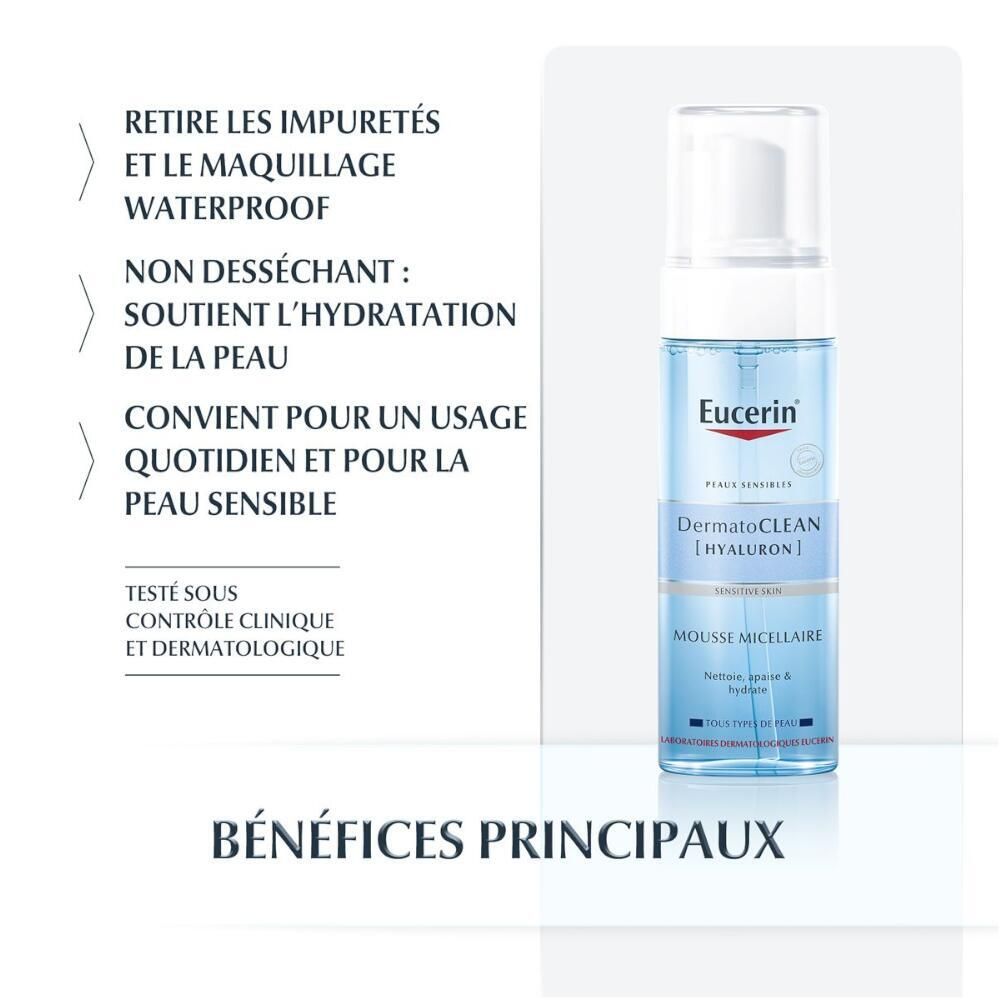 Eucerin® DermatoCLEAN Hyaluron Mousse Micellaire Nettoyante