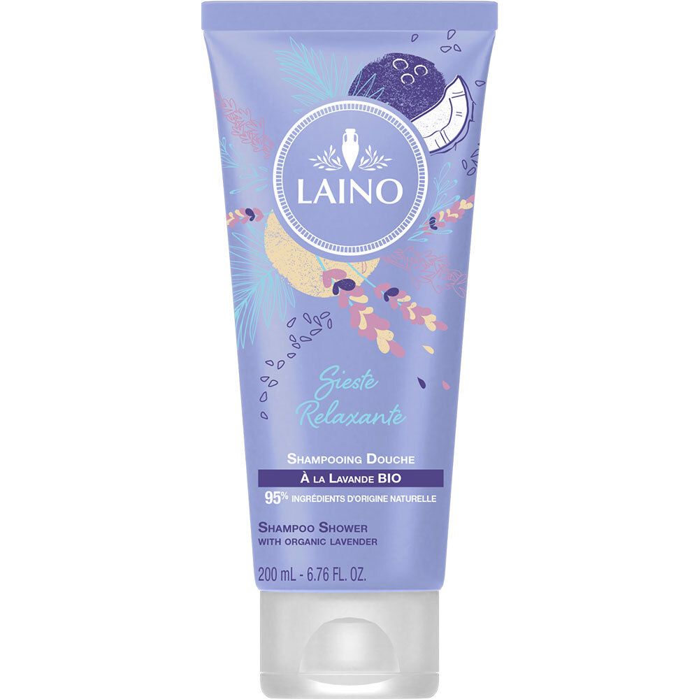 LAINO Shampoing Douche 3 en 1 Sieste Relaxante à la Lavande BIO