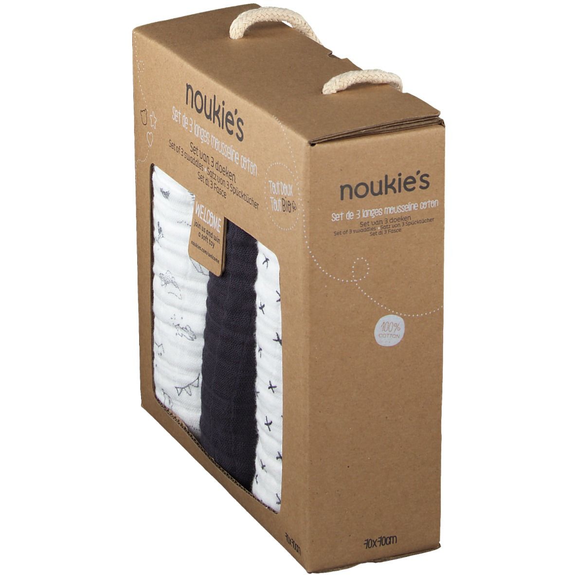 Noukie's Tetra Handtücher Bio-Baumwolle