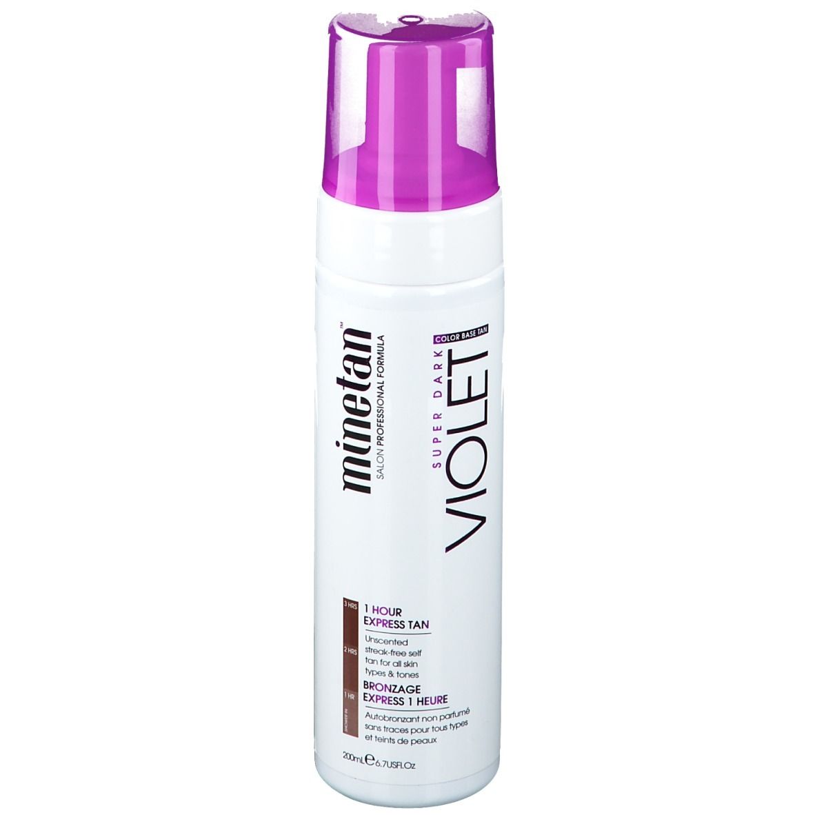 Minetan® Mousse Auto-bronzante Violet