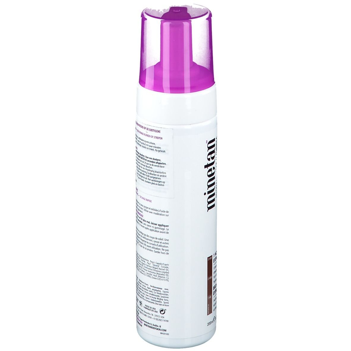 Minetan® Mousse Auto-bronzante Violet