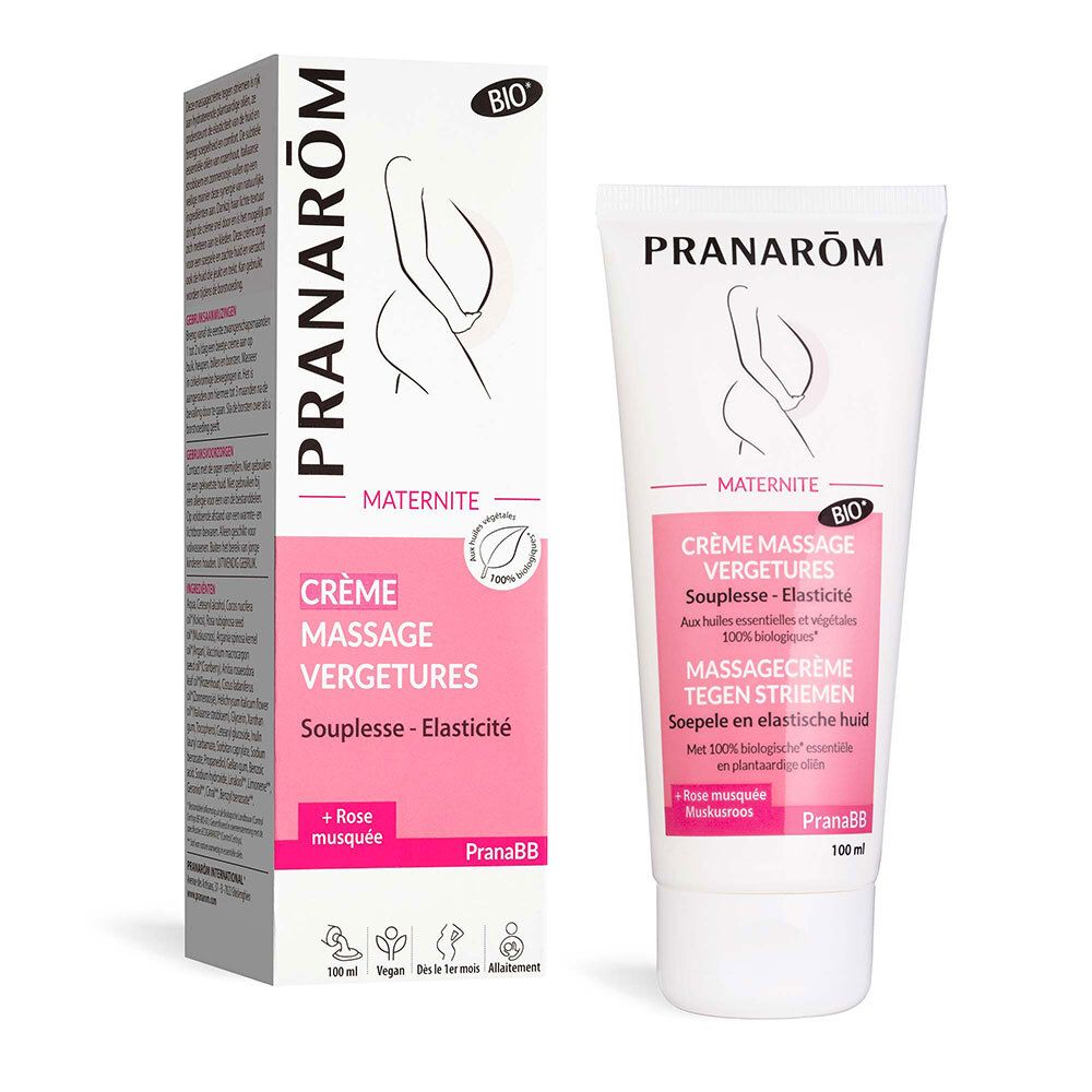 Pranarôm PranaBB Crème - Massage - Vergetures Bio