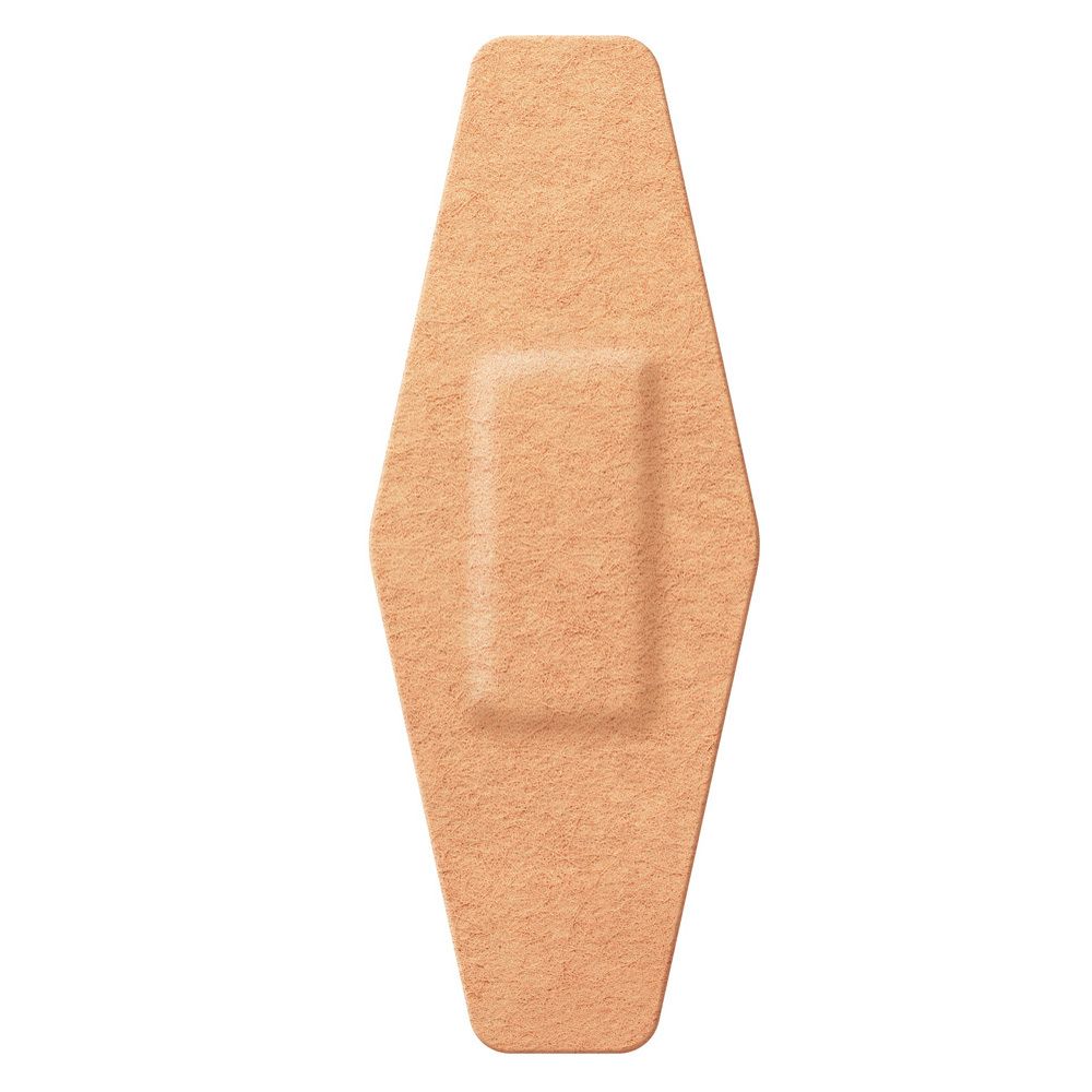 Vue latérale de la boîte avec informations sur les pansements Nexcare Ultra Stretch.