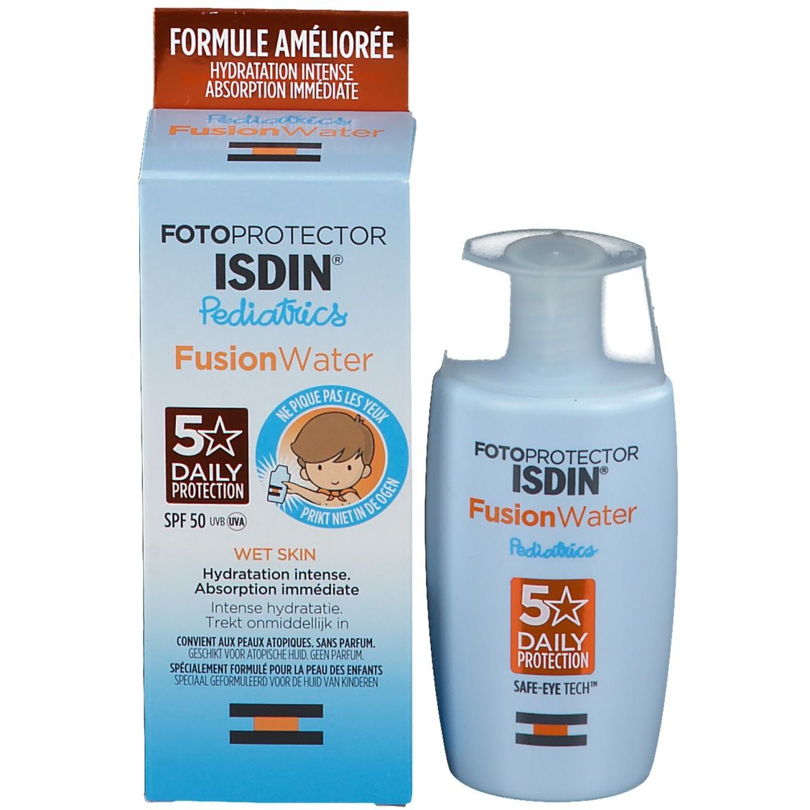 Fotoprotector ISDIN® Pediatrics FusionWater LSF 50+