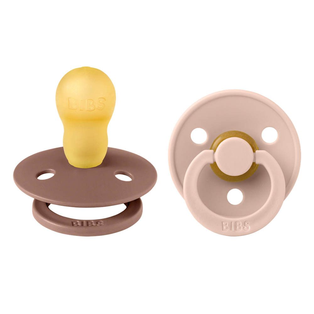 BIBS® BIBS COULEUR Tétines Marmotte - Blush +18 mois Taille 3