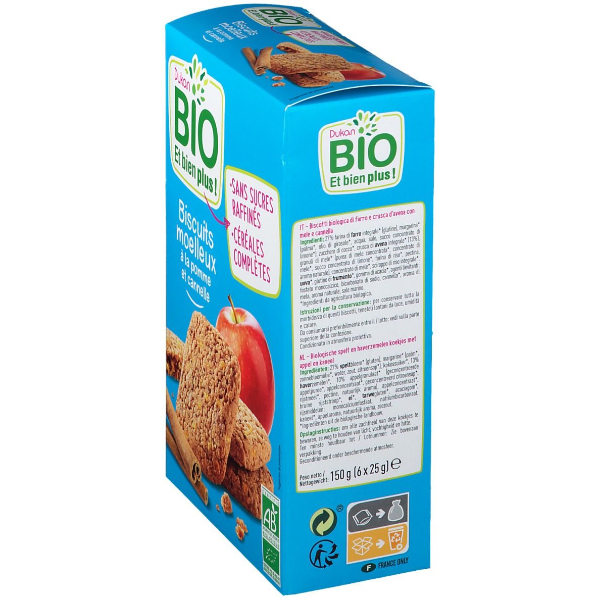 Dukan Moelleux Apfel-Zimt Bio