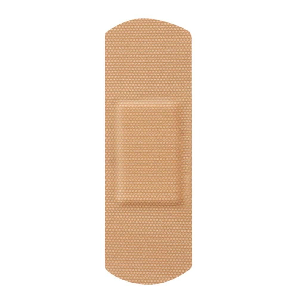 Schachtel mit Nexcare Universal Pflastern. 40 Stück, verschiedene Größen. Atmungsaktiv und wasserabweisend.