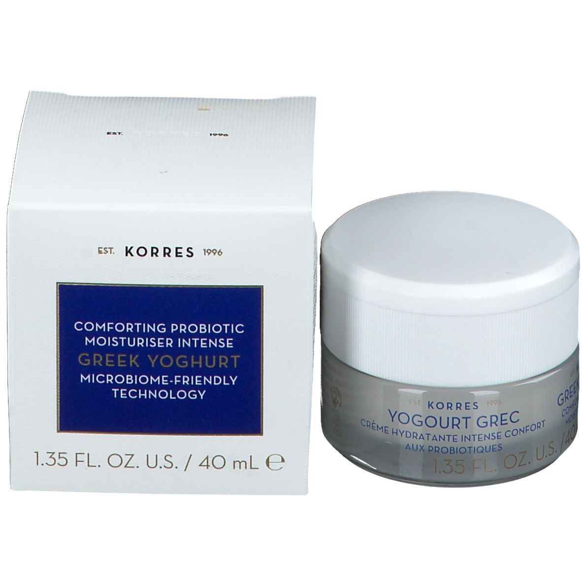 KORRES Yaourt Grec & Probiotiques Crème Hydratante Intense Confort