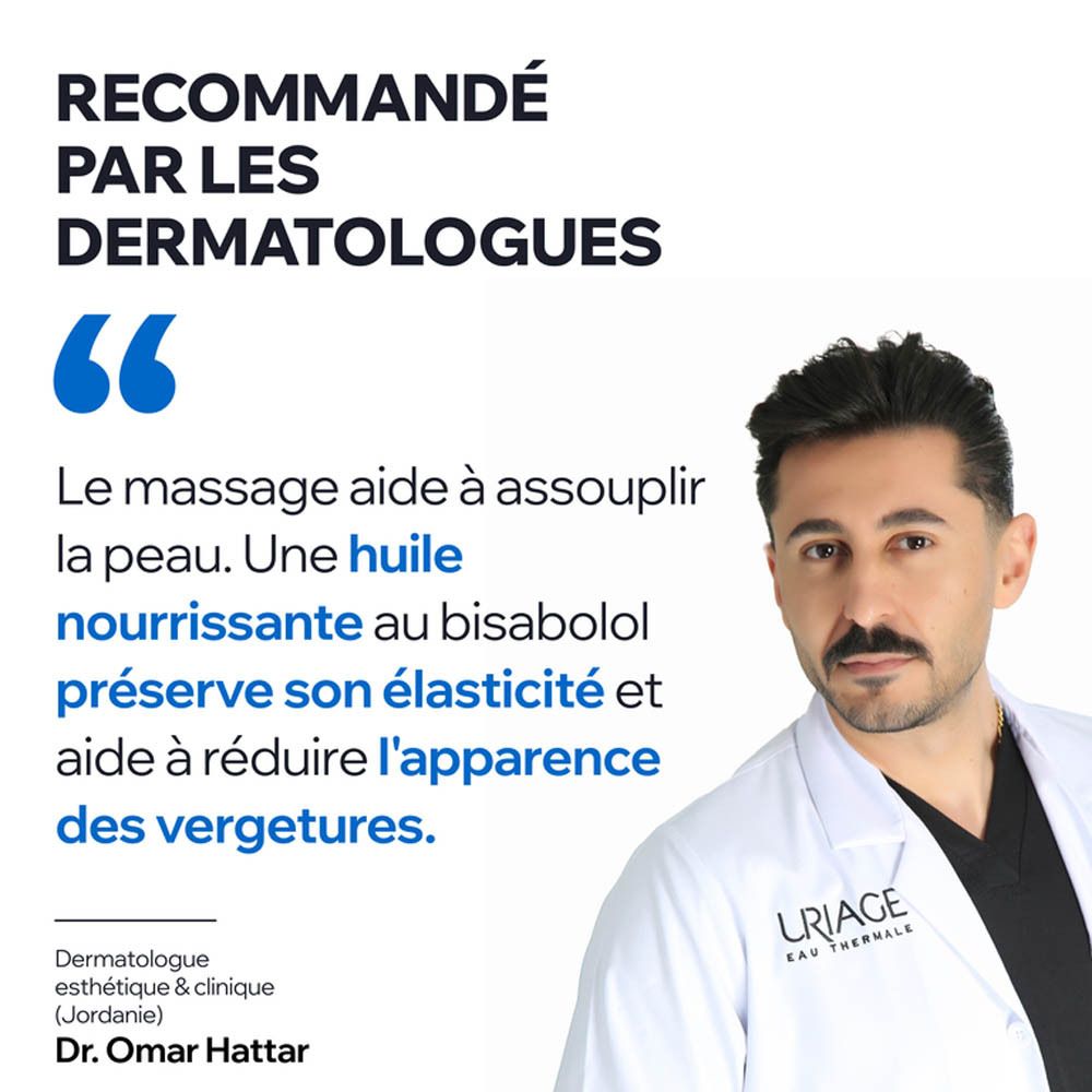 Ein Dermatologe empfiehlt ein nährendes Öl zur Verbesserung der Hautelastizität.