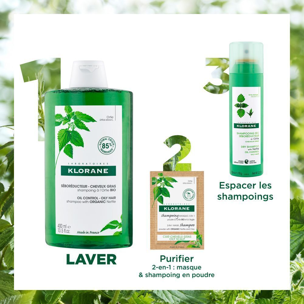 KLORANE Shampooing à l'ortie