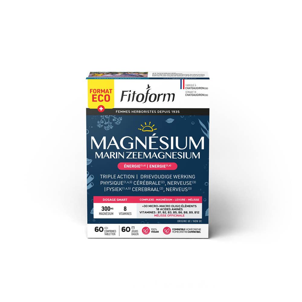 Fitoform Magnésium Marin + B + B6 + B9